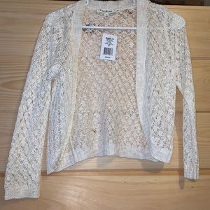 Knitted White Cardigan, Never Worn